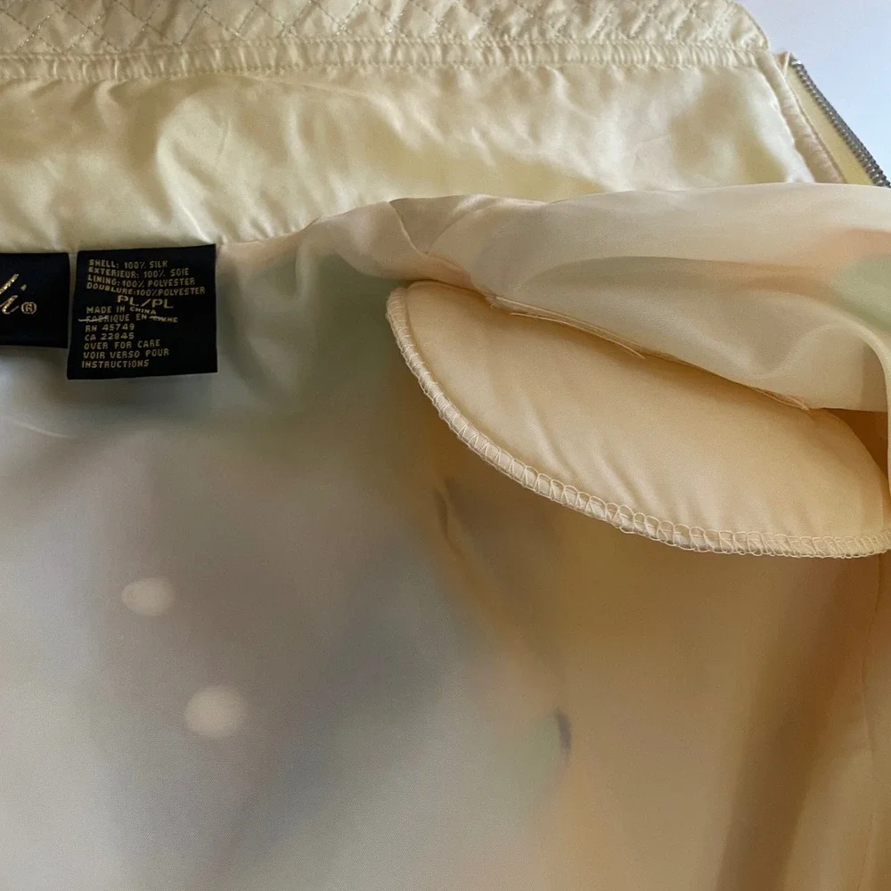 Vintage Mureli Silk‎ Pastel Seashell Print Tracksuit Set Jacket Pants Women's PL